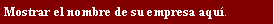 Mostrar el nombre de su empresa aquí